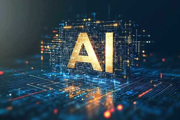 IA sur un ensemble de circuits imprimés et de microprocesseurs